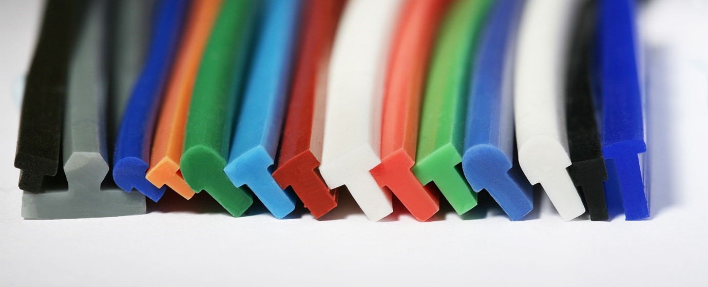 Rubber silicone extrusions