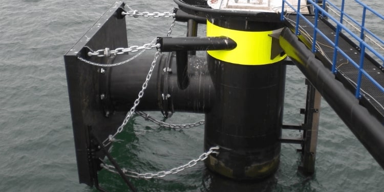 rubber fendering at a boat dock